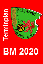 Terminplan BM2020